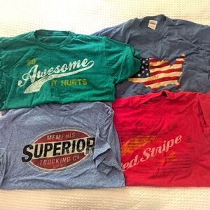 Lot of Men's Short Sleeve Tees, Size M